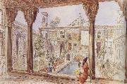 Jean-Paul Laurens Palace of the French Mission in Teheran oil painting artist